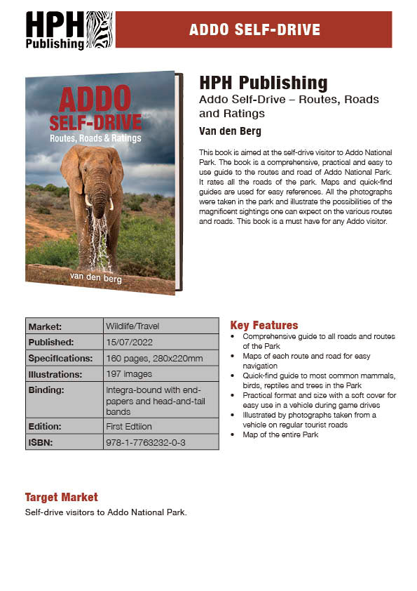 Addo Self-Drive – Routes, Roads and Ratings - HPH Publishing South Africa